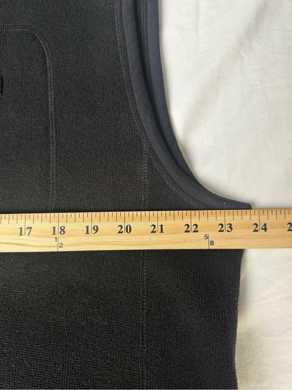 Patagonia Synchilla Fleece Vest Black Full Zip Men’s XXL Outdoor Hiking